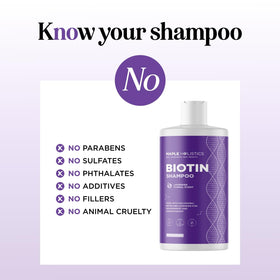 Close-up of Maple Holistics Lavender Biotin Shampoo texture