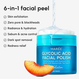 Close-up of MAREE Glycolic Acid Pad texture