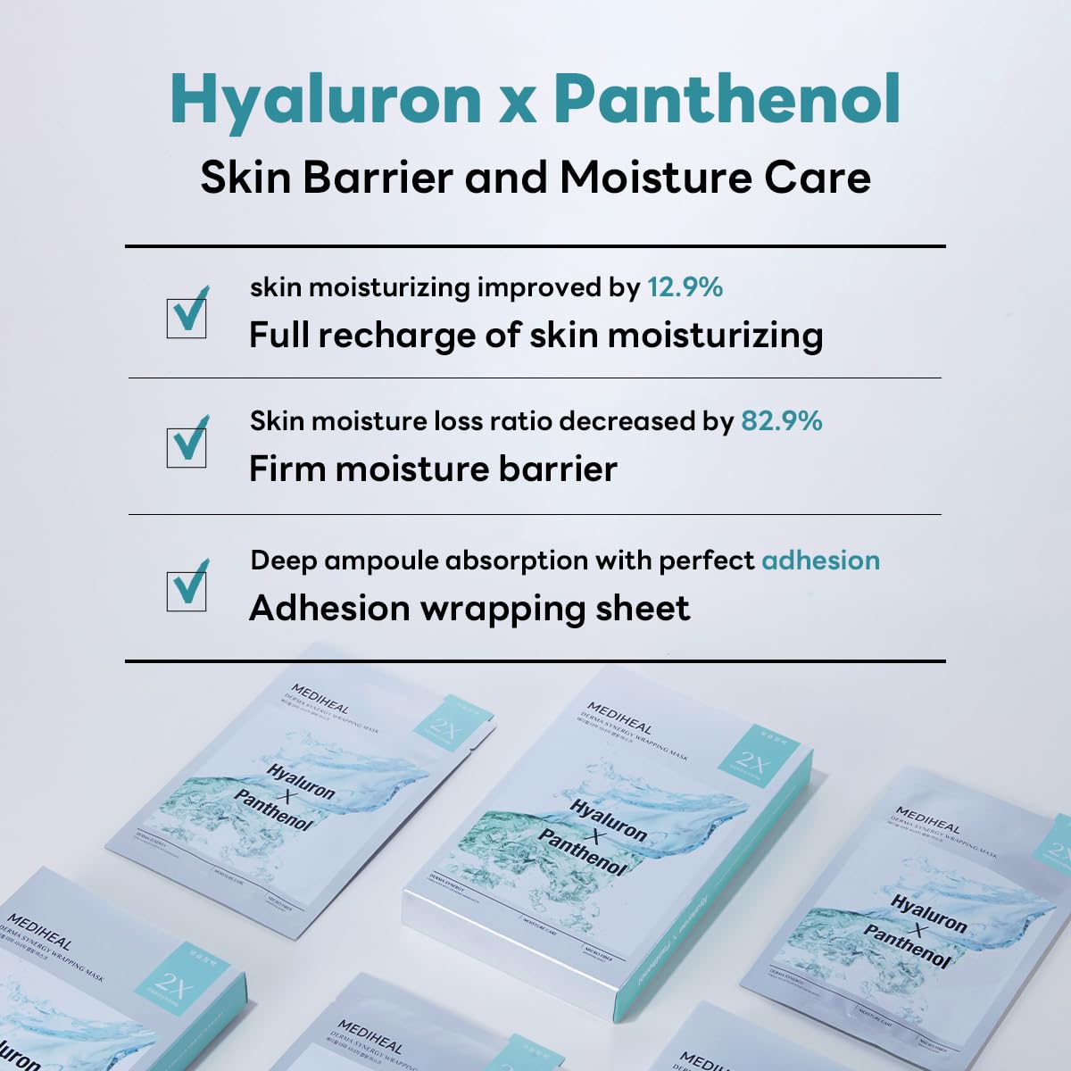 Close-up of MEDIHEAL Derma Synergy Wrapping Mask sheet