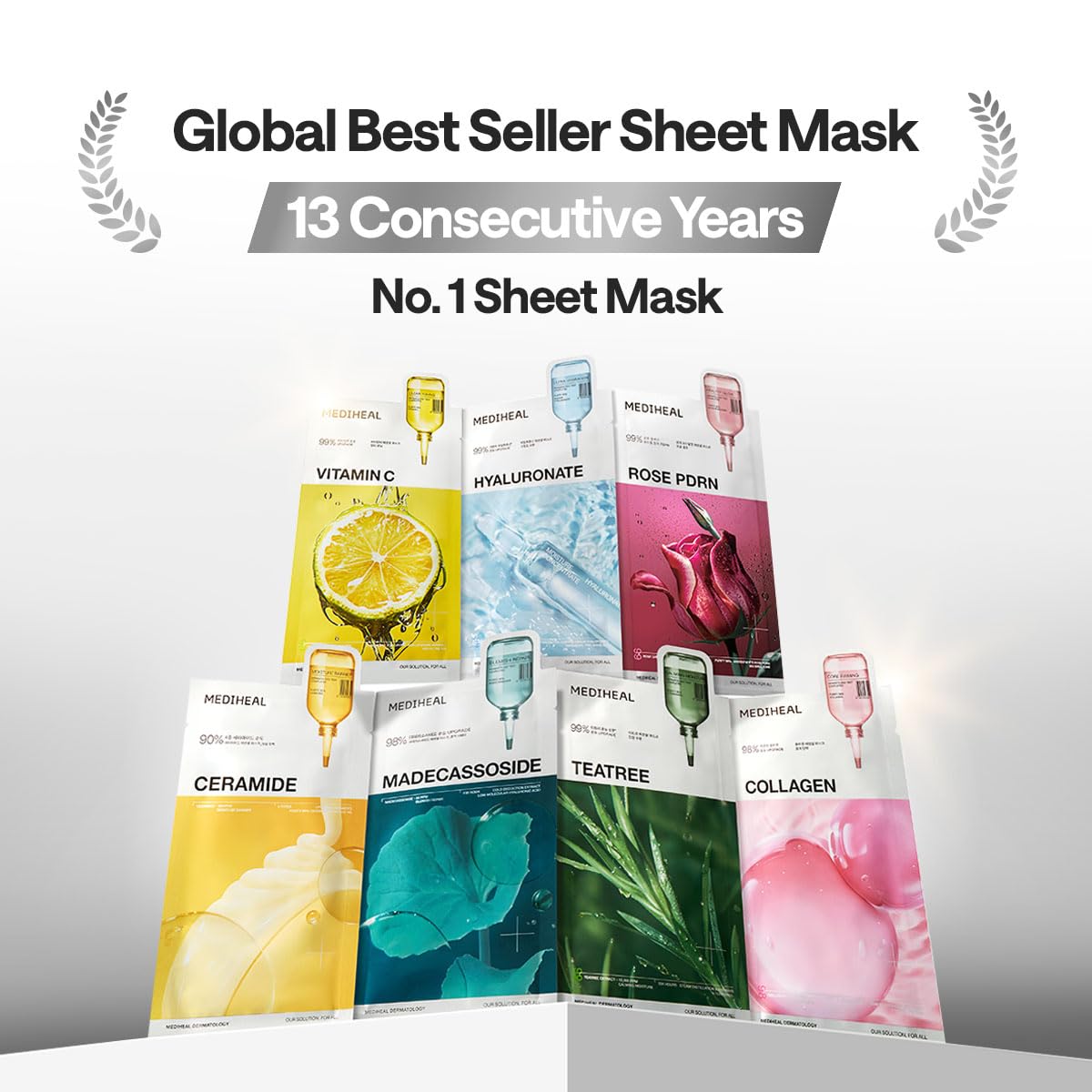 Close-up of MEDIHEAL Tea Tree Essential Face Sheet Mask texture