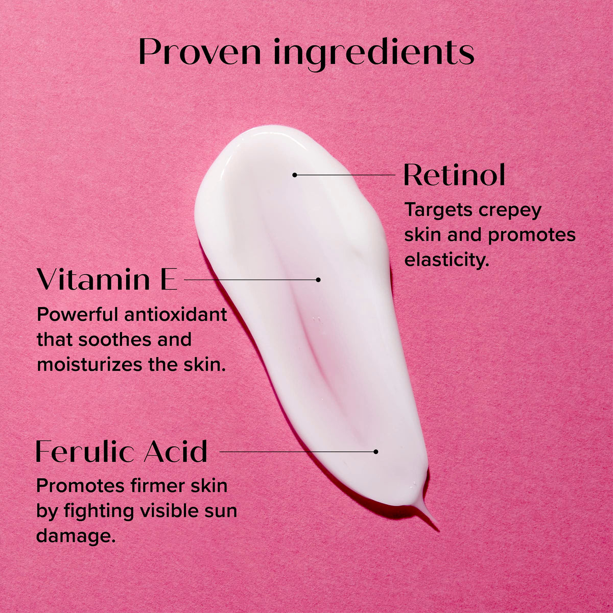 Close-up of Medix 5.5 Retinol Body Cream texture