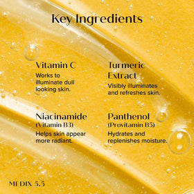 Close-up of Medix 5.5 Vitamin C Body Wash texture
