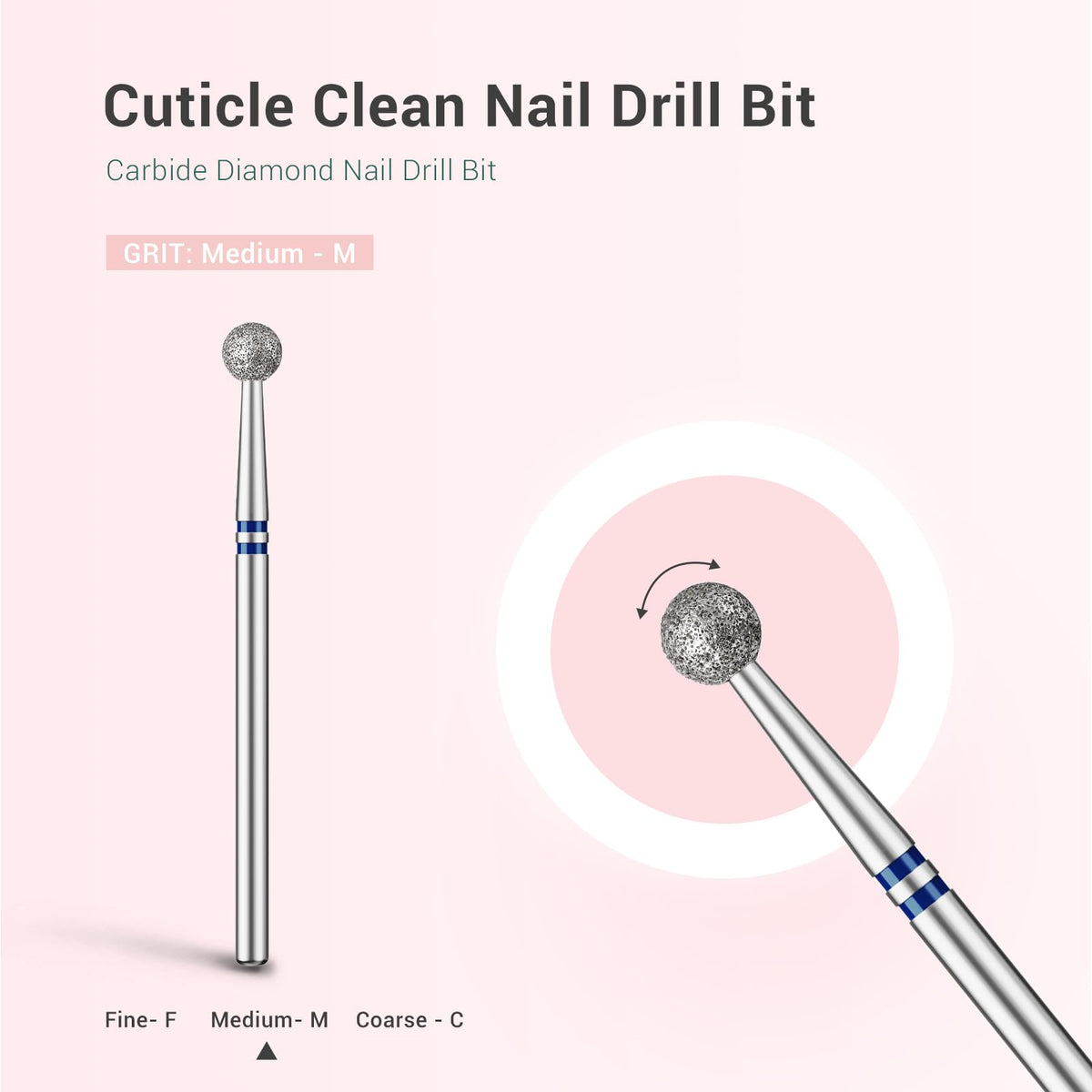 Close-up of MelodySusie 4mm Cuticle Cleaner