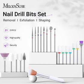 Close-up of MelodySusie ceramic nail file bits