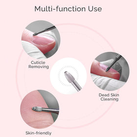 Close-up of MelodySusie Cuticle Clean Nail Drill Bit 3/32'' tip
