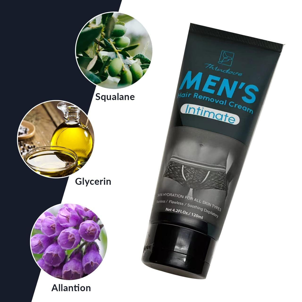 Close-up of MEOLY Hair Removal Cream texture