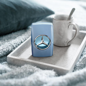 Close-up of Mercedes Benz Man Fresh Eau de Toilette bottle