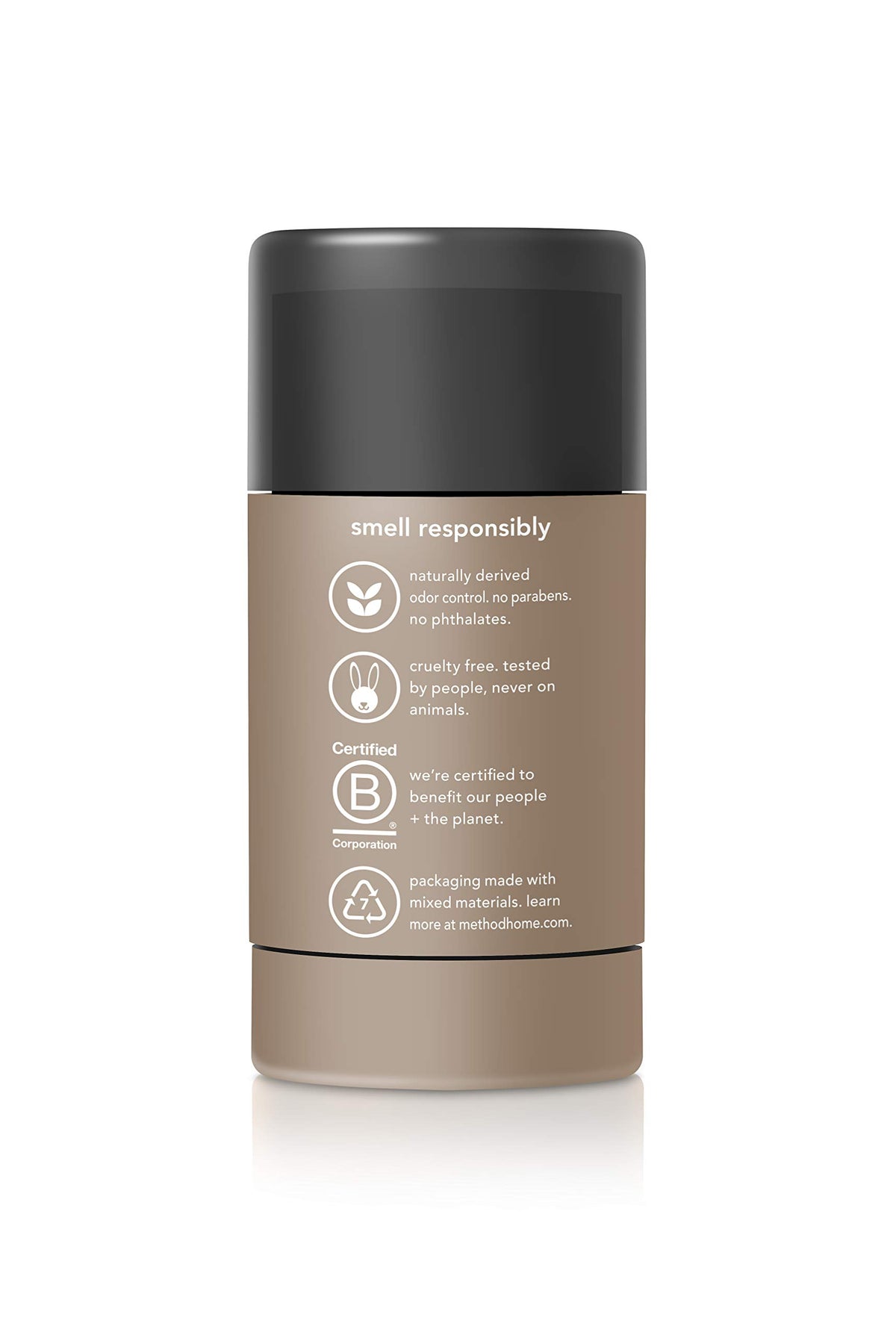 Close-up of Method Men's Deodorant Cedar & Cypress stick