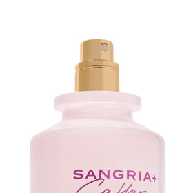 Close-up of Michael Malul Sangria + Saffron Eau de Parfum bottle