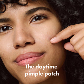 Close-up of Mighty Patch Invisible+ on skin