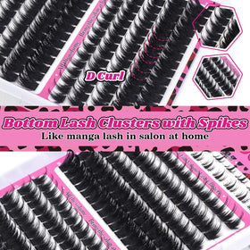 Close-up of MilyBest Cove Lash Clusters showing texture
