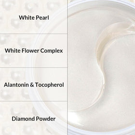 Close-up of MIZON Pure Pearl Eye Gel Patch texture