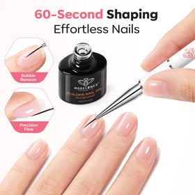 close-up of modelones Builder Nail Gel texture