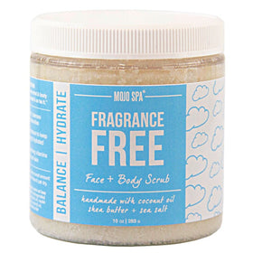 Close-up of Mojo Spa Face and Body Scrub texture