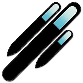 Close-up of Mont Bleu Rainbow Crystal Nail File