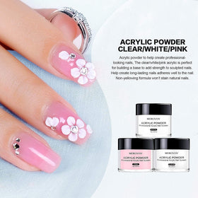 Close-up of Morovan monomer acrylic nail liquid bottle