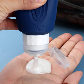 Close-up of Mrsdry leak-proof travel bottle cap