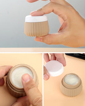 Close-up of Mrsdry travel bottle with wide opening