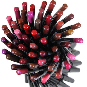 Close-up of Nabi lip liner pencils showing various colours