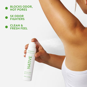 Close-up of Native Deodorant & Body Spray nozzle