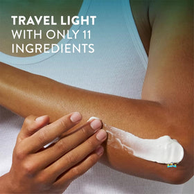 Close-up of Native lotion texture on hand