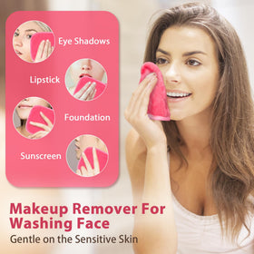 Close-up of Natwag Makeup Remover Cloth showing microfiber texture
