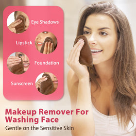 Close-up of Natwag Makeup Remover Cloth showing texture