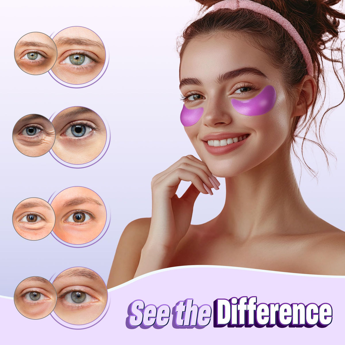 Close-up of NAZANO Under Eye Patches texture