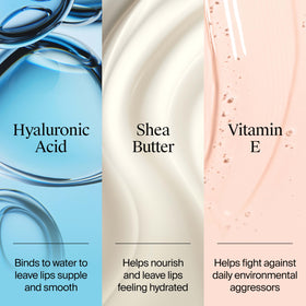 Close-up of Neutrogena Hydro support Lip Balm texture
