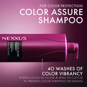 Close-up of Nexxus Color Assure Shampoo texture