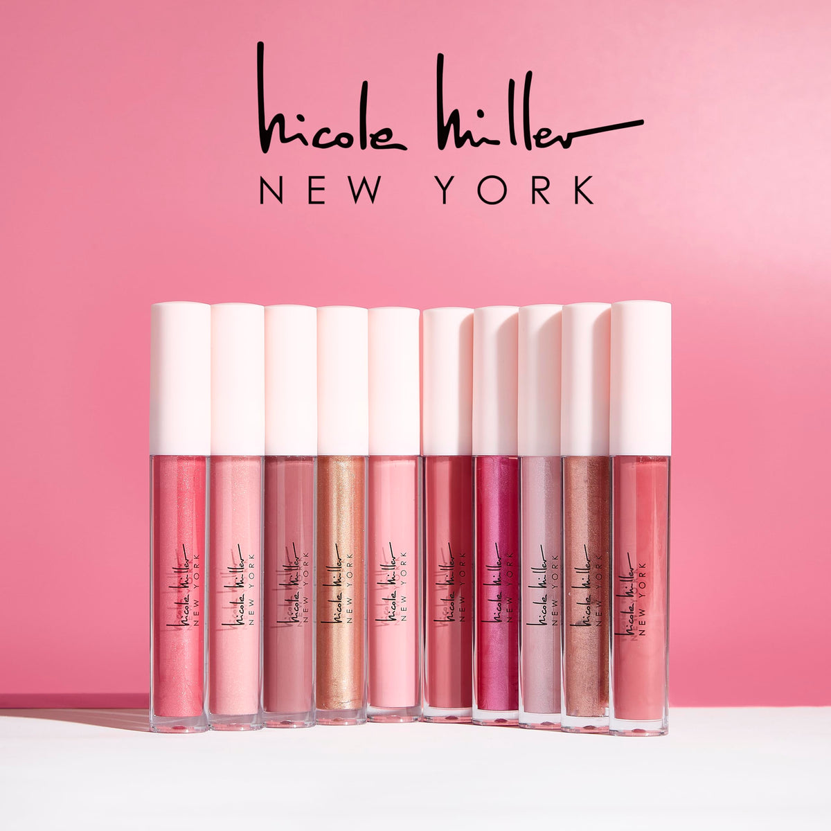Close-up of Nicole Miller lip gloss applicator