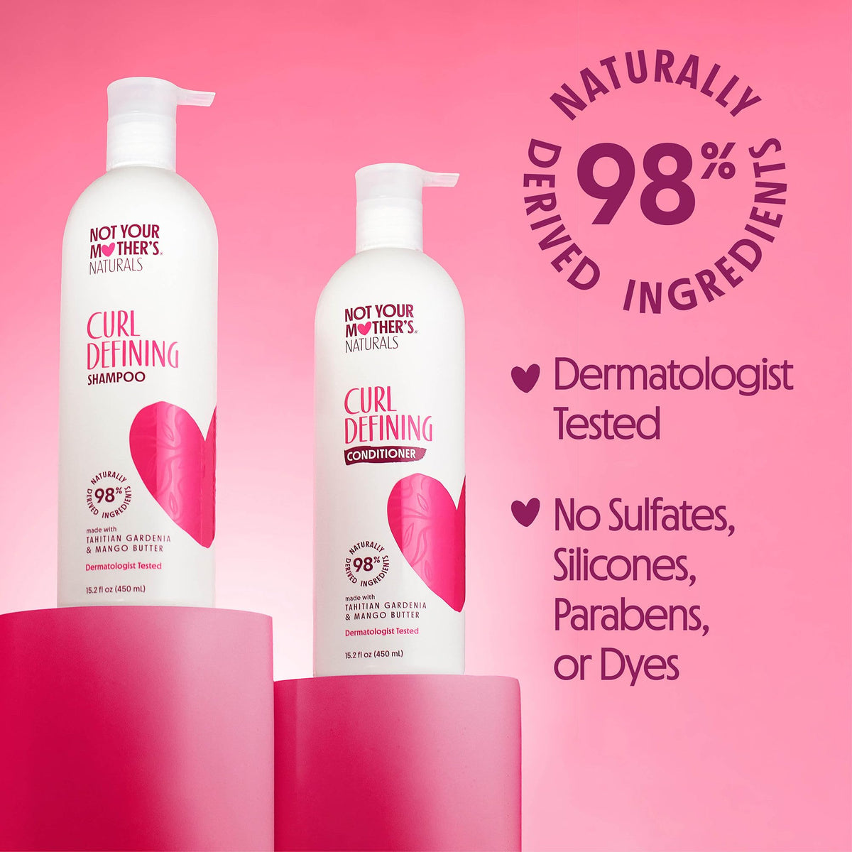 Close-up of Not Your Mother's Curl Defining Conditioner bottle