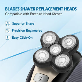 Close-up of NXPPYY replacement blades showing sharp edges