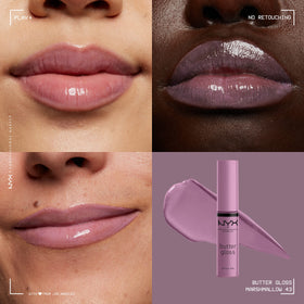 Close-up of NYX Butter Gloss applicator