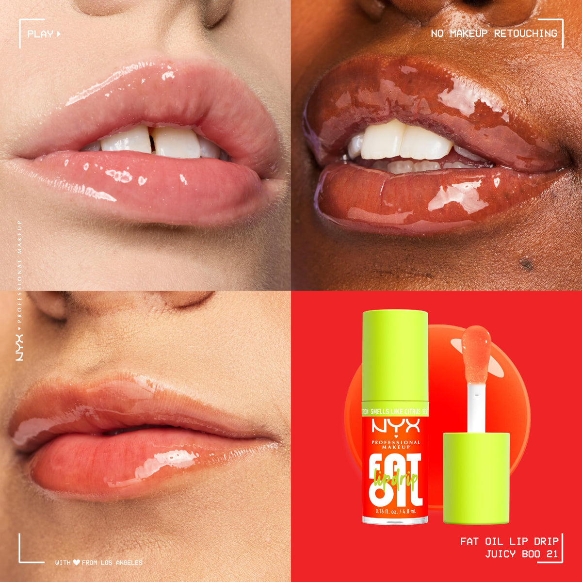 Close-up of NYX Fat Oil Lip Drip applicator