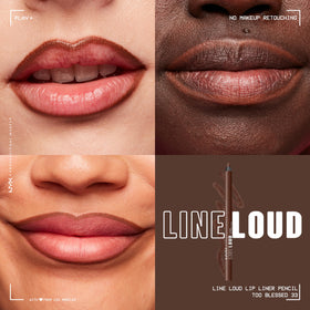 Close-up of NYX Line Loud Lip Liner tip