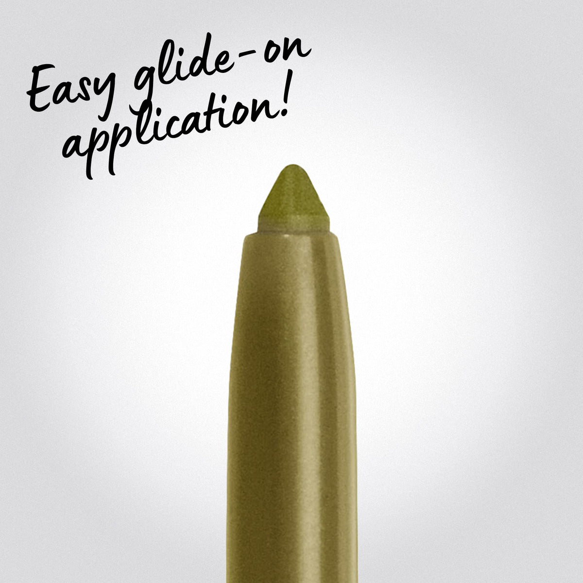 Close-up of NYX Mechanical Eyeliner Pencil Golden Olive tip