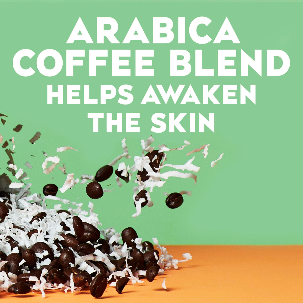 Close-up of OGX Coconut Coffee Body Scrub texture