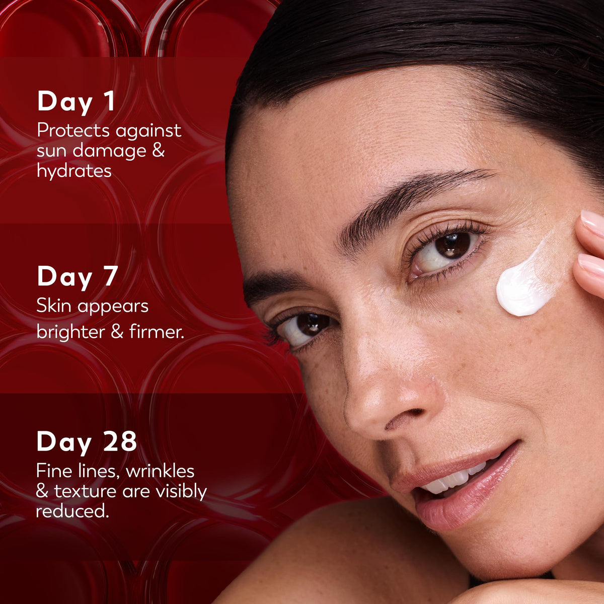 Close-up of Olay Regenerist Micro-Sculpting Lotion texture