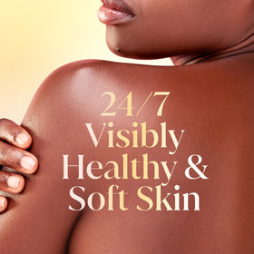 Close-up of Olay Ultra Moisture Body Wash texture