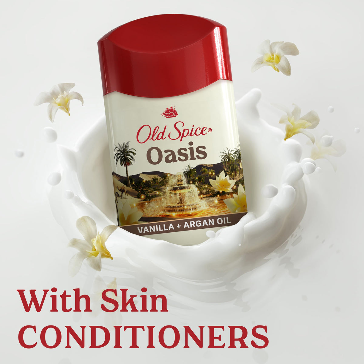 Close-up of Old Spice Antiperspirant Deodorant stick