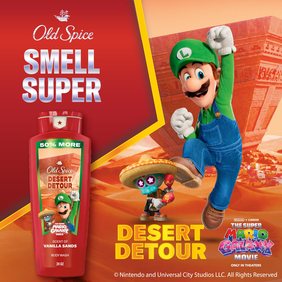 Close-up of Old Spice Body Wash texture