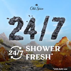 Close-up of Old Spice Cleansing Body Wash pump top
