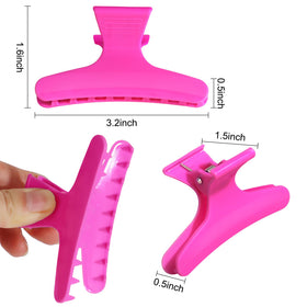 Close-up of Ondder Butterfly Hair Claw Clip showing grip design