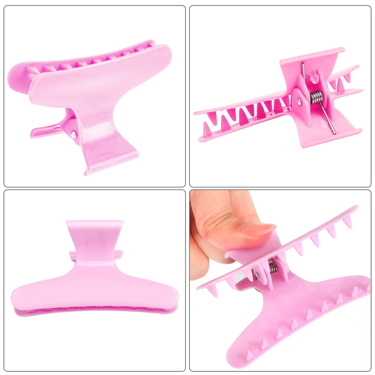 Close-up of Ondder butterfly hair clip claws