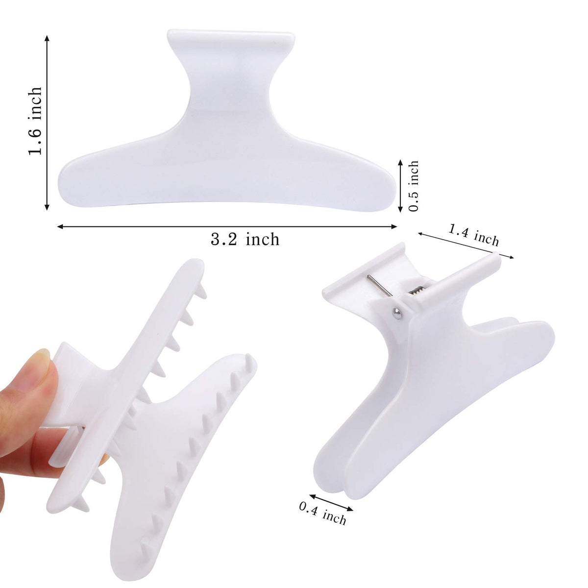 Close-up of Ondder Hair Clips showing nine claw design