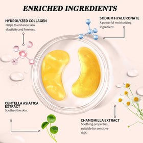 Close-up of Onespring Under Eye Patches with serum