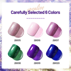 Close-up of OpenLive Nail Polish bottle in dark green