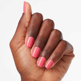 Close-up of OPI ElePhantastic Pink Nail Polish bottle