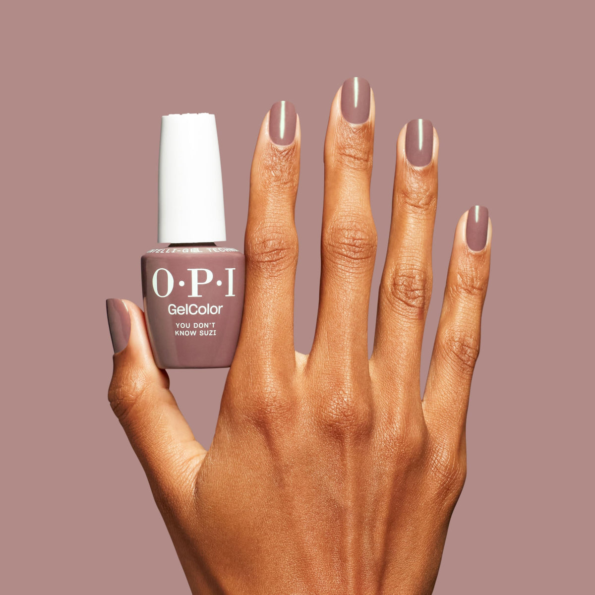 Close-up of OPI GelColor You Don’t Know Suzi brush